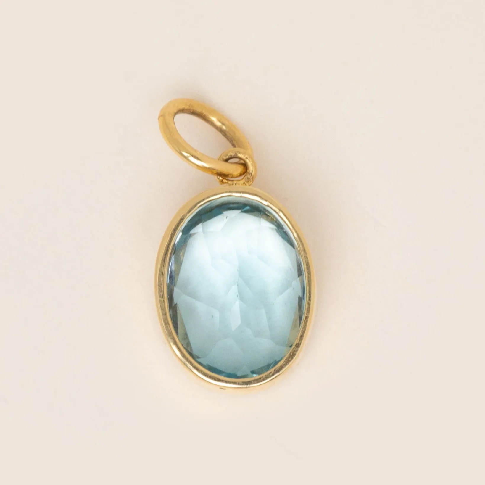 Antique 15ct Gold Aquamarine Charm, 1.14ct