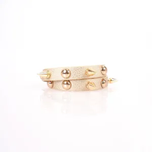 Gold Spike & Stud Bracelet