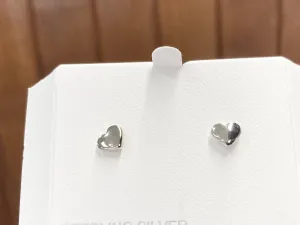 Silver Heart Earring
